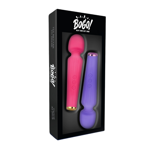 Cousins Group | BoGo! Body Wand Vibrator (Pink/Purple Twin Pack)