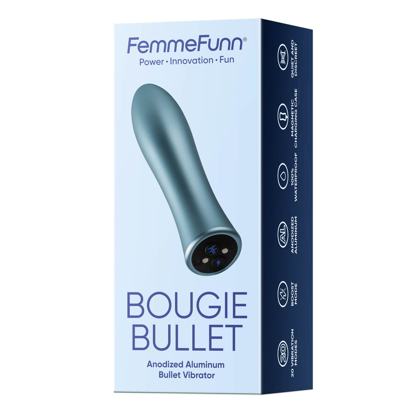 Femme Funn Bougie Bullet Vibrator with Magnetic Charging Case