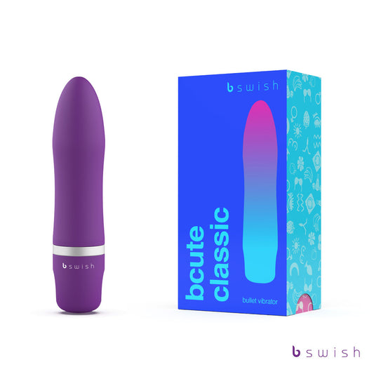 B Swish Bswish Bcute Classic Purple 10cm Bullet Vibrator