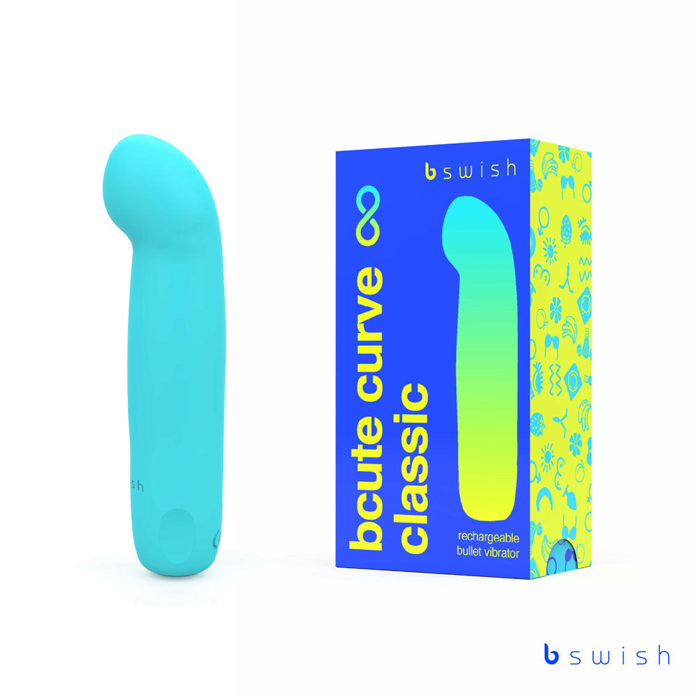 Bswish Bcute Curve Infinite Classic Electric Blue 10cm USB Rechargeable Vibrator