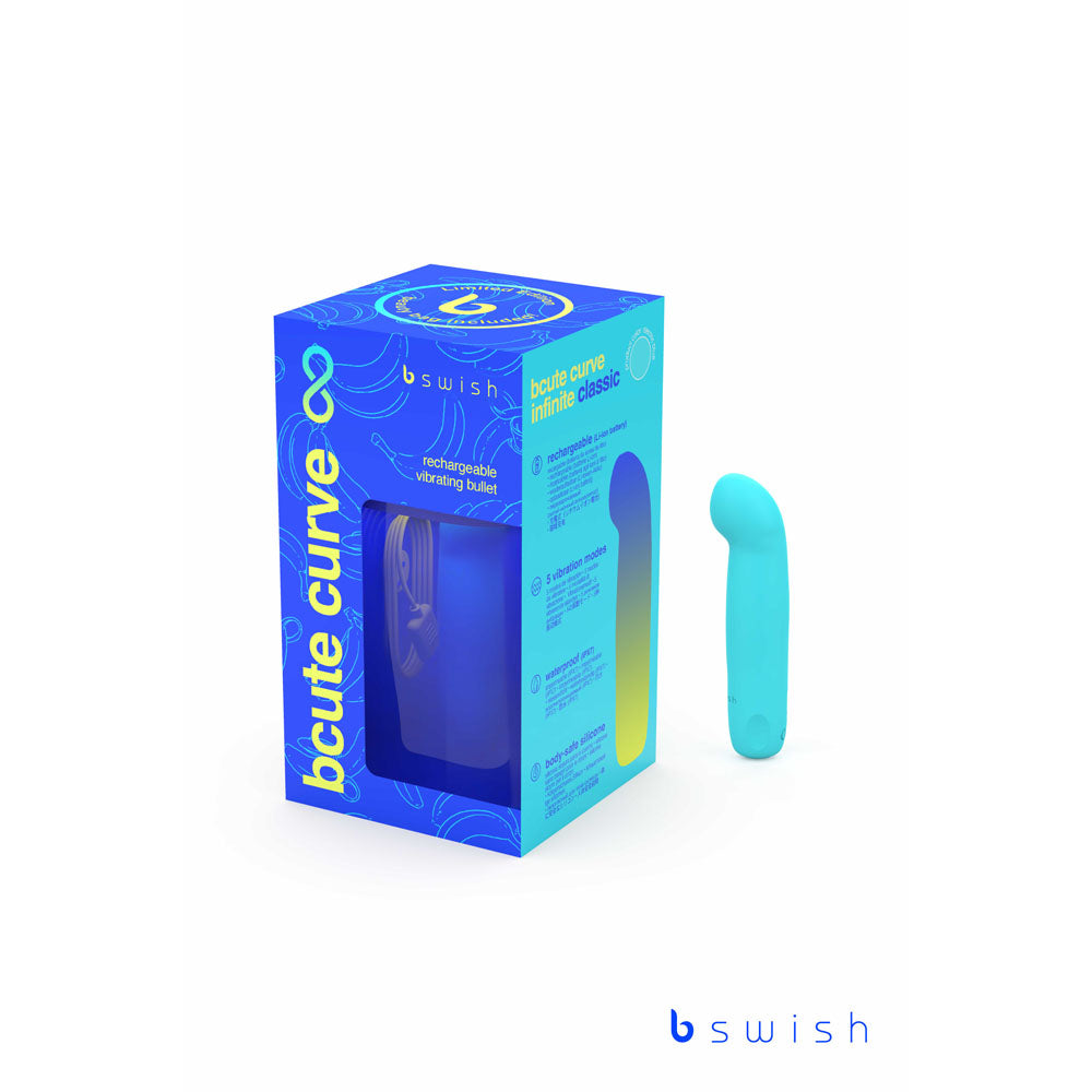 Bswish Bcute Curve Infinite Classic Limited Edition Electric Blue 10cm Vibrator