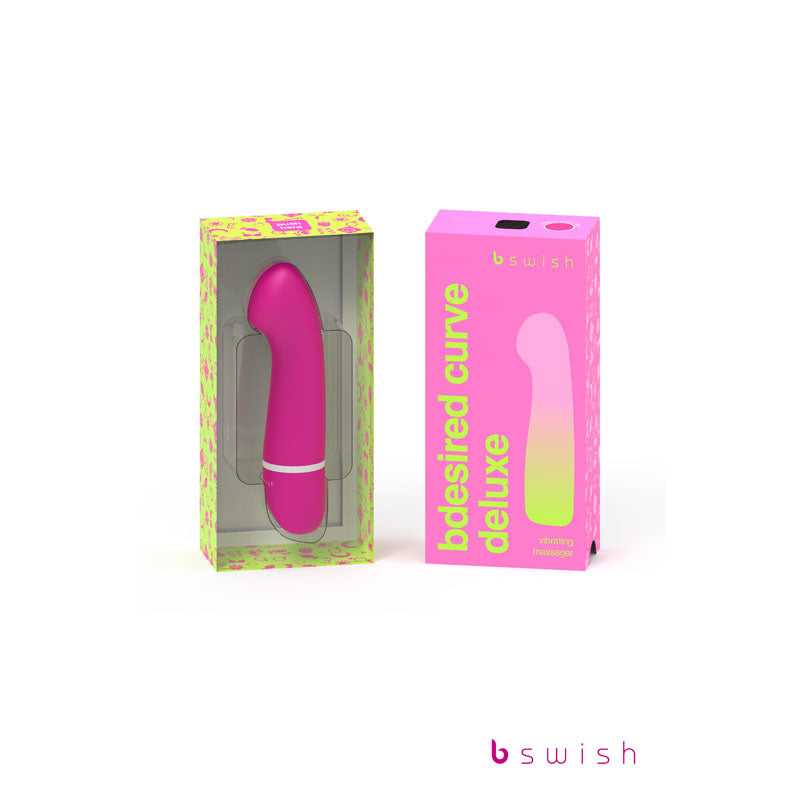 B Swish Bswish Bdesired Deluxe Curve Rose 15.2cm (6") Massager Vibrator