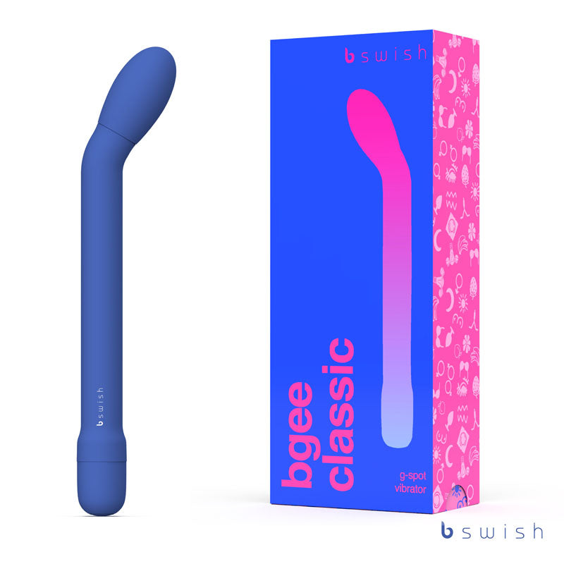 B Swish Bswish Bgee Classic Denim 7" Magic Wand G-Spot Vibrator