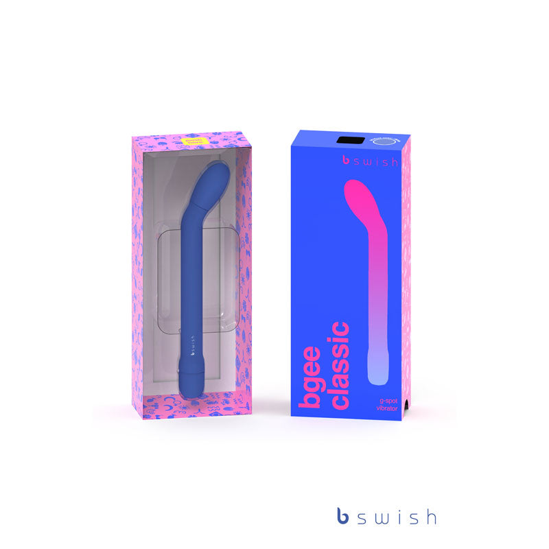 B Swish Bswish Bgee Classic Denim 7" Magic Wand G-Spot Vibrator