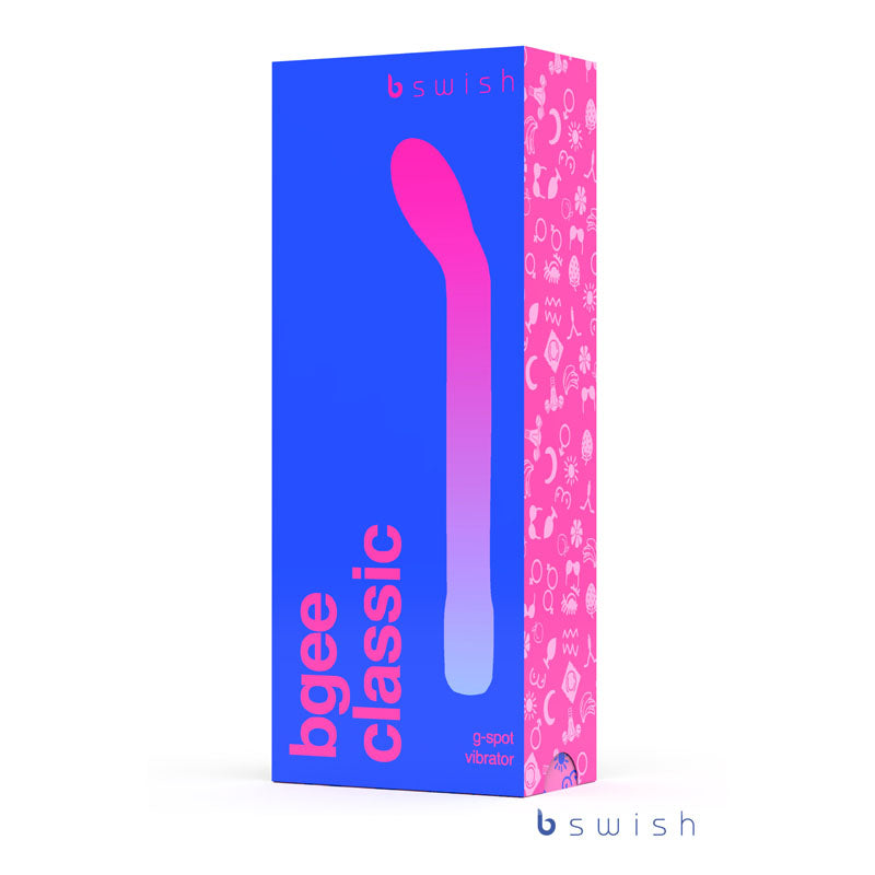 B Swish Bswish Bgee Classic Denim 7" Magic Wand G-Spot Vibrator