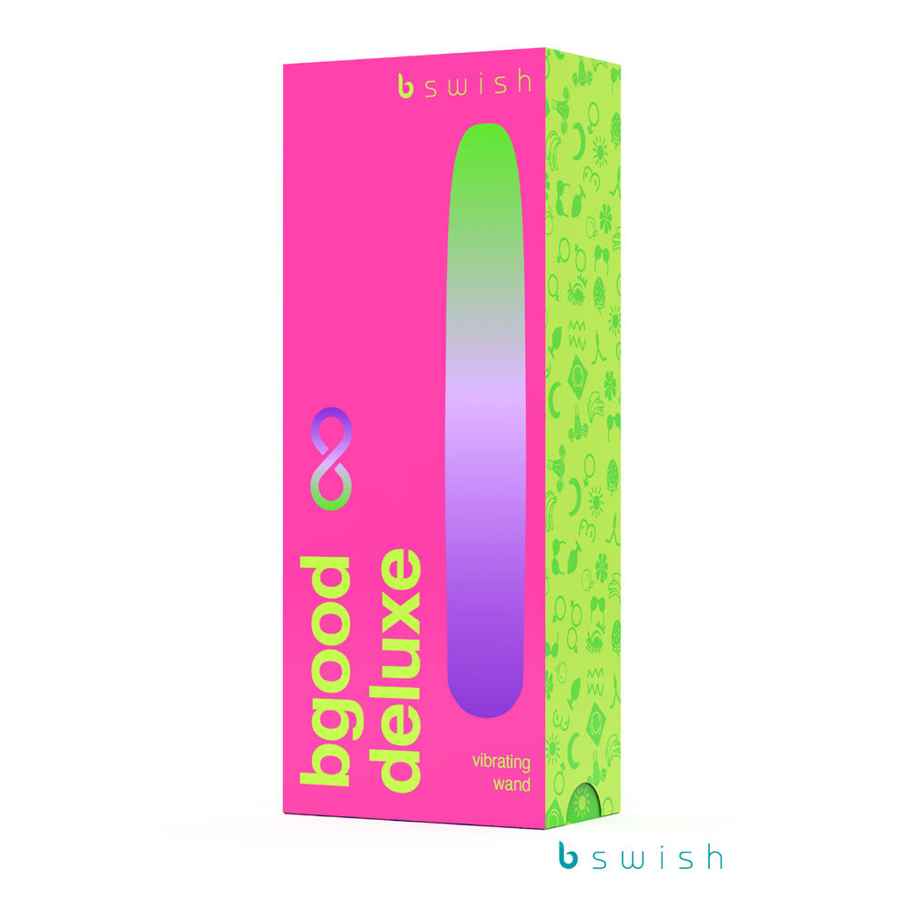 B Swish Bswish Bgood Infinite Deluxe - Sea Foam Teal 18cm USB Rechargeable Vibrator