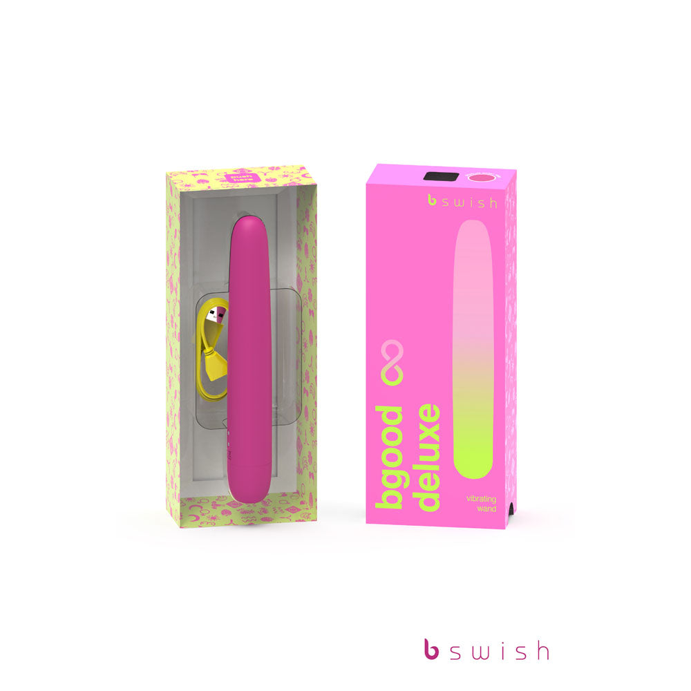 B Swish Bswish Bgood Infinite Deluxe - Rose Teal 18cm USB Rechargeable Vibrator