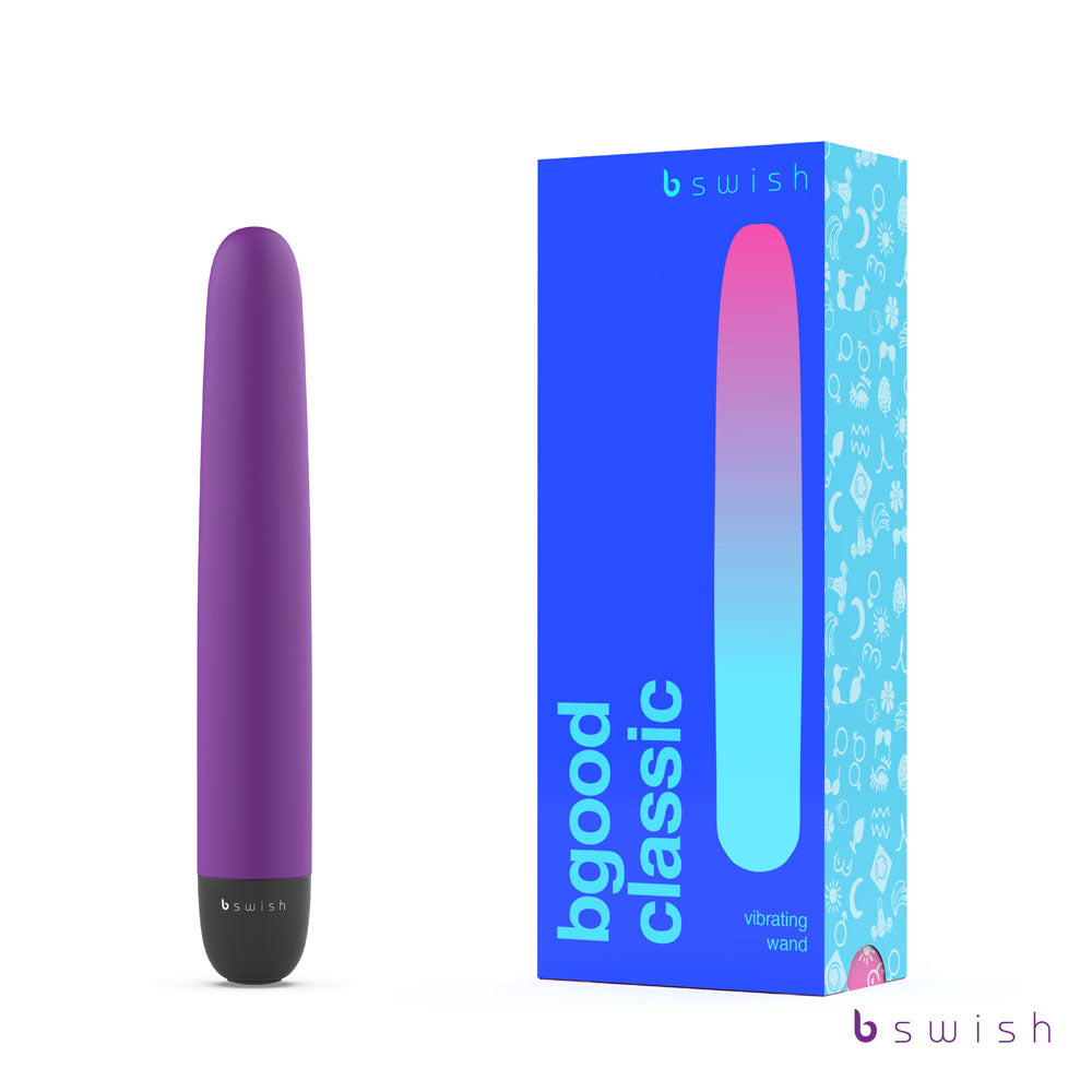 B Swish Bswish Bgood Classic - Purple 18cm Vibrator