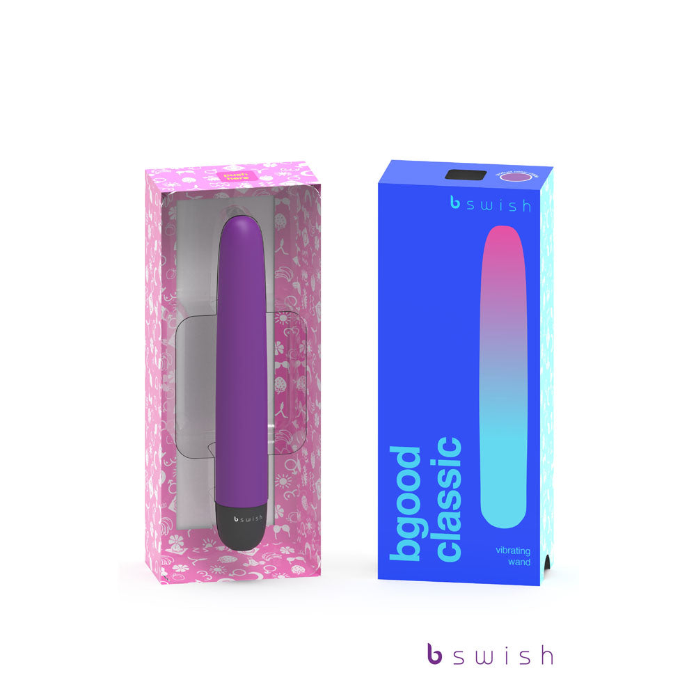 B Swish Bswish Bgood Classic - Purple 18cm Vibrator