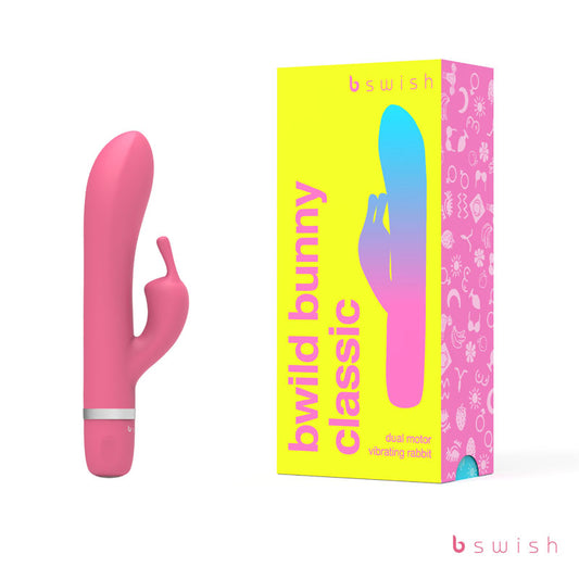 B Swish Bwild Classic Bunny - Guava 15.2cm (6") Rabbit Vibrator