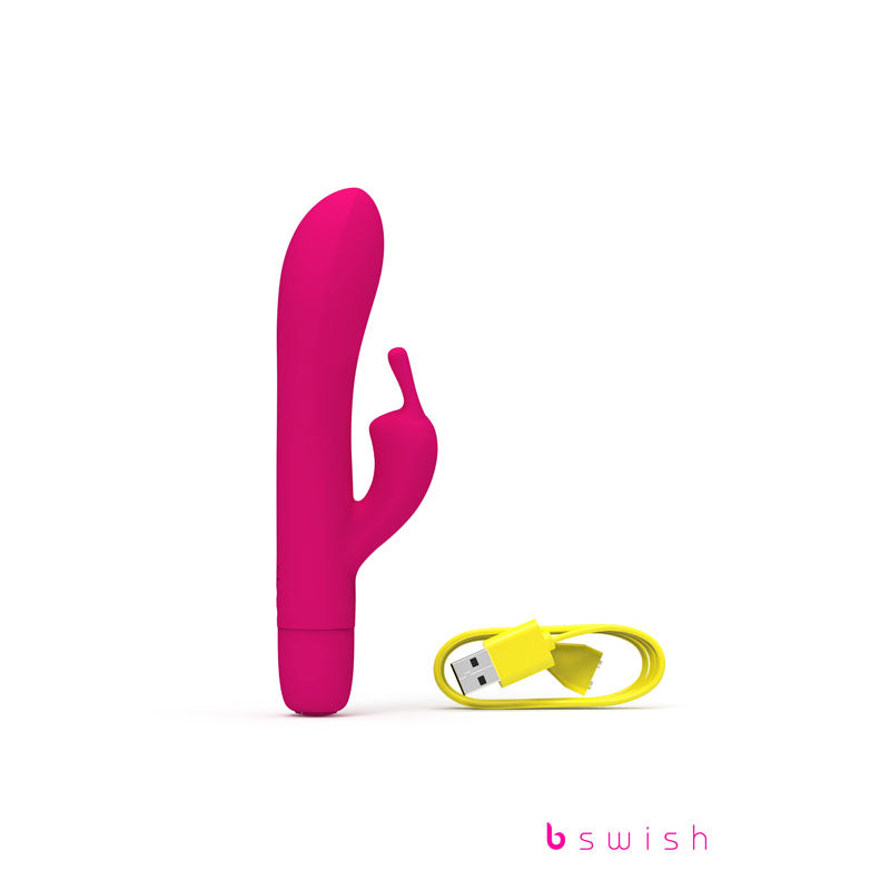 B Swish Bwild Classic Bunny Infinite - Sunset Pink 15.2cm USB Rabbit Vibrator