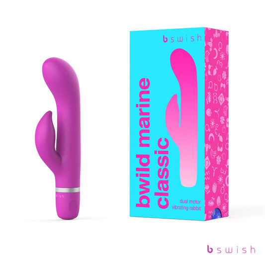 B Swish Bwild Classic Marine - Cerise 15.2cm Rabbit Vibrator