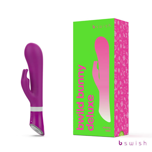 B Swish Bwild Deluxe Bunny - Raspberry 19.3cm (7.5") Rabbit Vibrator