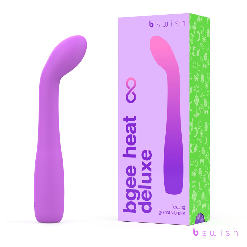 B Swish Bswish Bgee Heat Infinite Deluxe - Sweet Lavender 18cm USB Rechargeable Vibrator