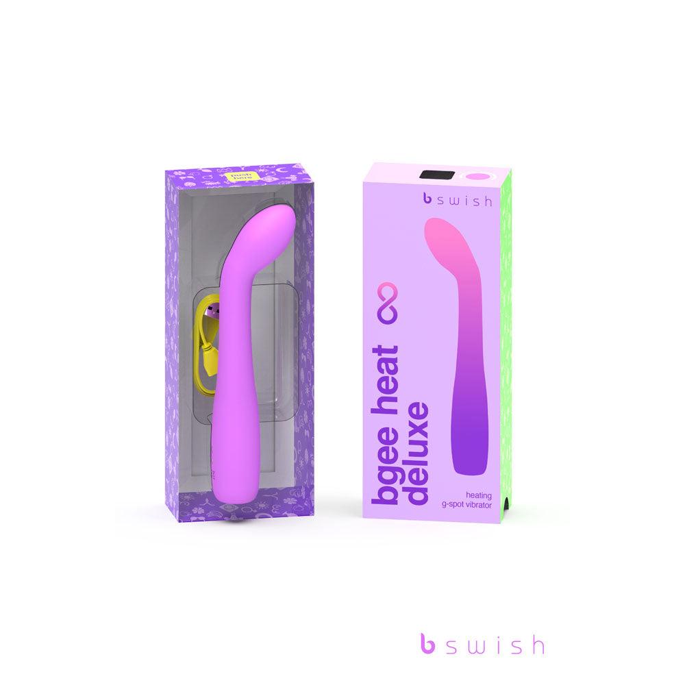 B Swish Bswish Bgee Heat Infinite Deluxe - Sweet Lavender 18cm USB Rechargeable Vibrator