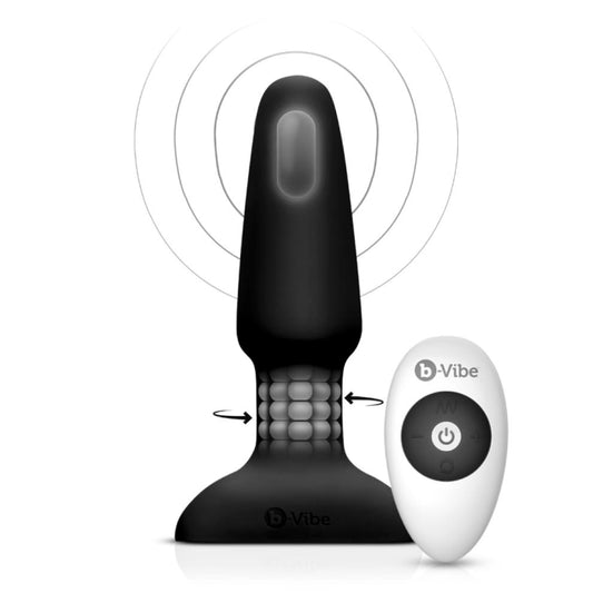 COTR | B-Vibe Rimming Plug 2 Black with Remote Control