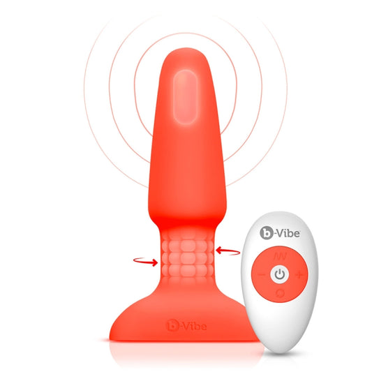 COTR | B-Vibe Rimming Plug 2 Orange with Remote Control