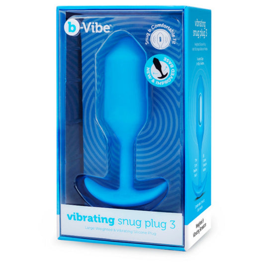 COTR | B-Vibe Vibrating Snug Plug L Blue