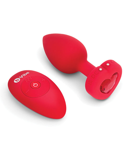 COTR | B-Vibe Vibrating Heart Plug M/L with Remote Control