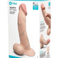 COTR | B-Vibe Slipskin Realistic Silicone Dildo - 10" Curved Cream