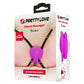 Pretty Love Strap On Clitoral Massager Purple