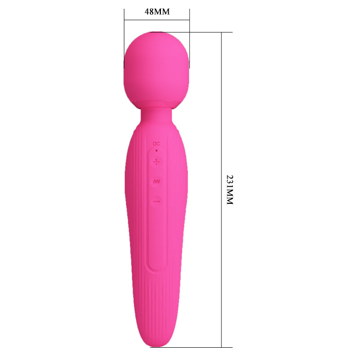 Pretty Love Rechargeable Curtis Massage Wand Vibrator Pink