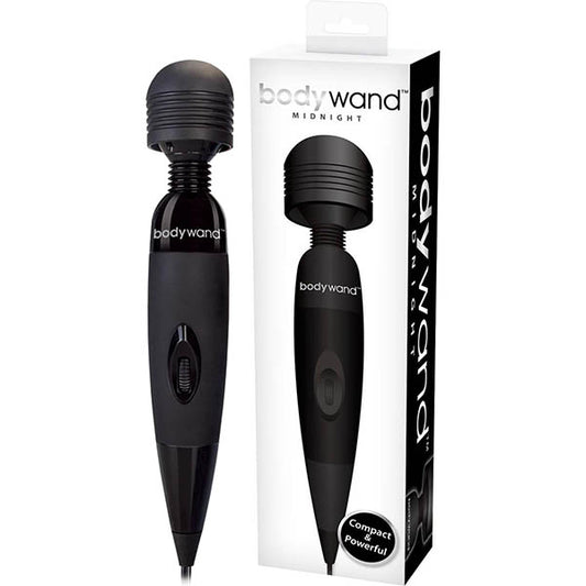 Bodywand Midnight Black Mains Powered Massage Wand Vibrator