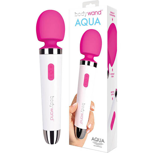 Bodywand Aqua White/Pink Massager Wand Vibrator