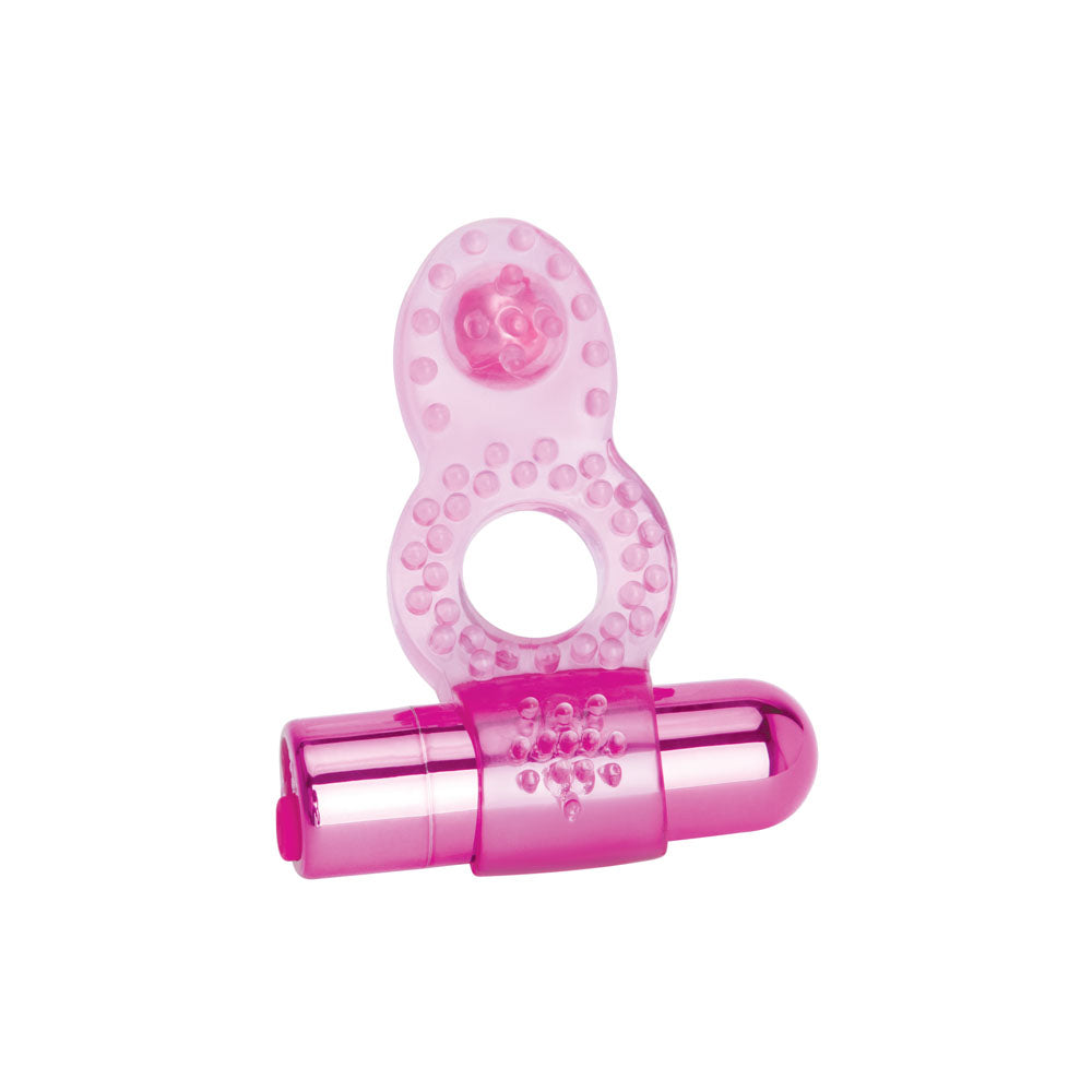 Bodywand Rechargeable Deluxe Orgasm Enhancer Ring - Pink USB Rechargeable Vibrating Cock Ring