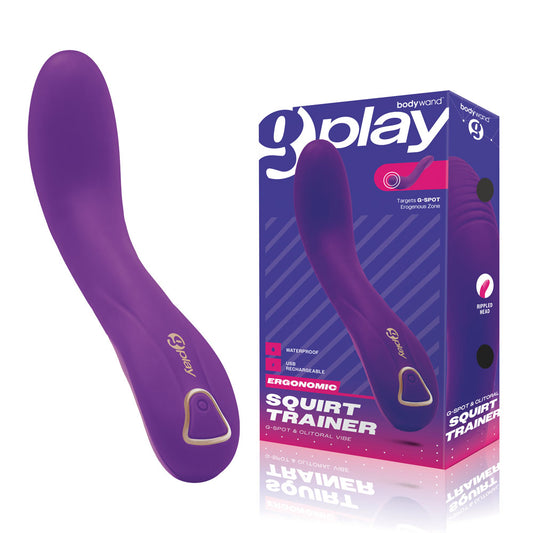 Bodywand G-Play Ergonomic Squirt Trainer Purple 19cm USB Rechargeable Vibrator