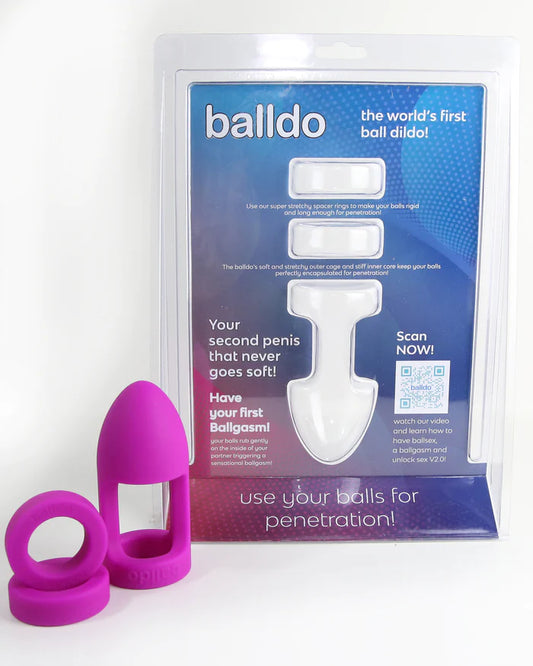 Nadgerz Inc | Balldo Set Purple - The World’s First Ball-Dildo