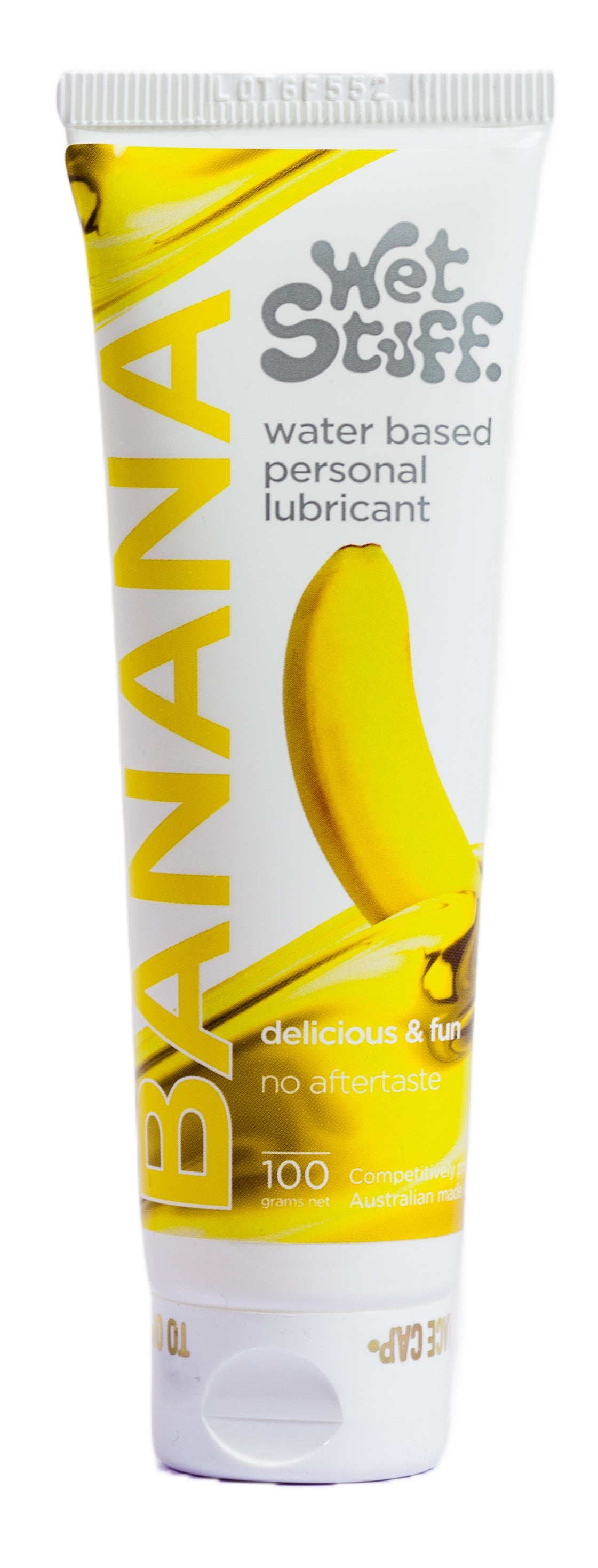 Wet Stuff Banana Water Based Edible Lube Lubricant 100g