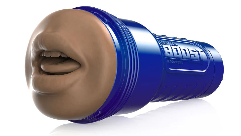 Fleshlight Boost Blow Medium Mouth Masturbator Dark Flesh