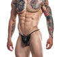 CUT4MEN G-String Black Leatherette Size S/M/L/XL