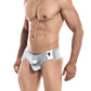 CUT4MEN High Cut Cheeky Brief Silver Size S/M/L/XL