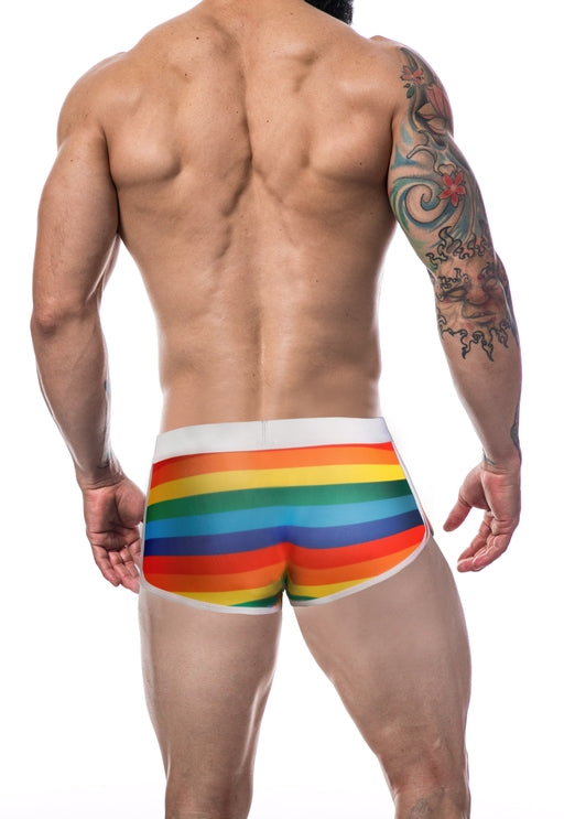 CUT4MEN Athletic Trunk Rainbow Size S/M/L/XL