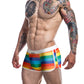 CUT4MEN Athletic Trunk Rainbow Size S/M/L/XL