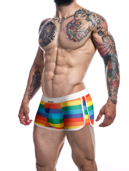 CUT4MEN Athletic Trunk Rainbow Size S/M/L/XL