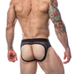 CUT4MEN Black Mesh Jockair Size S/M/L/XL