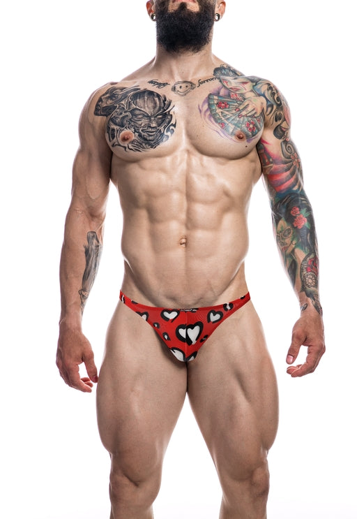 CUT4MEN Brazilian Brief Hearts Size S/M/L/XL