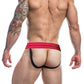 CUT4MEN Rugby Jockstrap Neon Pink Size XL