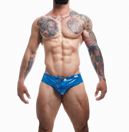 CUT4MEN Emerald Swimwear Brief Blue Size S/M/L/XL