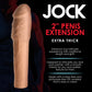 Curve Toys | JOCK Extra Thick 2" Penis Extension Sleeve - Light