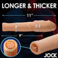 Curve Toys | JOCK Extra Thick 2" Penis Extension Sleeve - Light