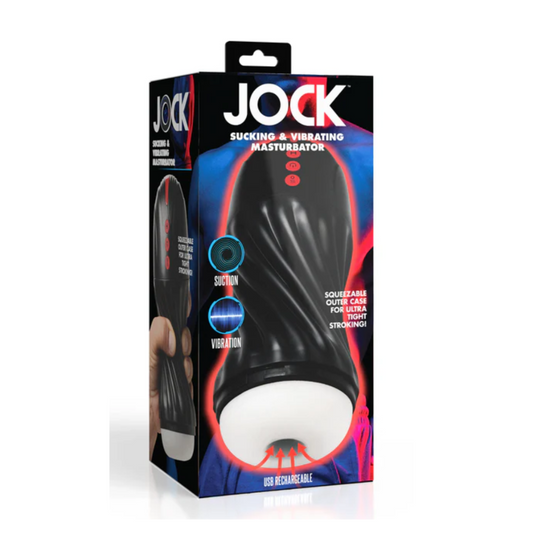 Curve Toys | JOCK Sucking & Vibrating Squeezable Masturbator