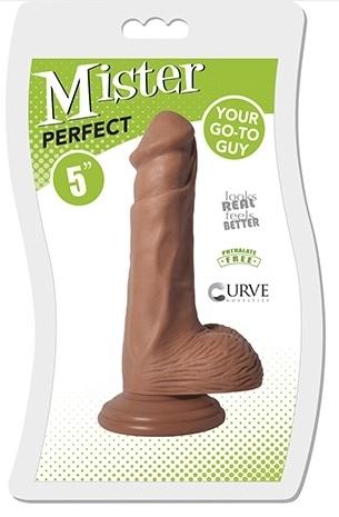 Curve Toys | Mister Perfect - Caramel 5" Dildo