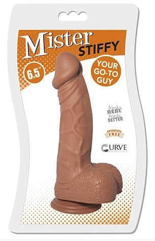 Curve Toys | Mister Stiffy - Caramel 6.5" Dildo