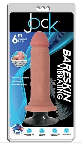 Curve Toys | Jock 6" Bareskin Vibrating Dong No Balls Vanilla