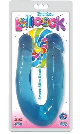 Curve Toys | Lollicock Sweet Slim Double Dipper Dildo Berry