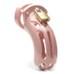 CB-X The Curve Chastity 3.75" Cock Cage Kit - Pink